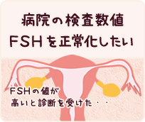 病院の検査数値・FSHを正常化したい